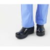 Sanita PROFESSIONAL Patent Leather Women's Closed Back Clog in Black, Size 7.5-8, PR 457406W-002-39